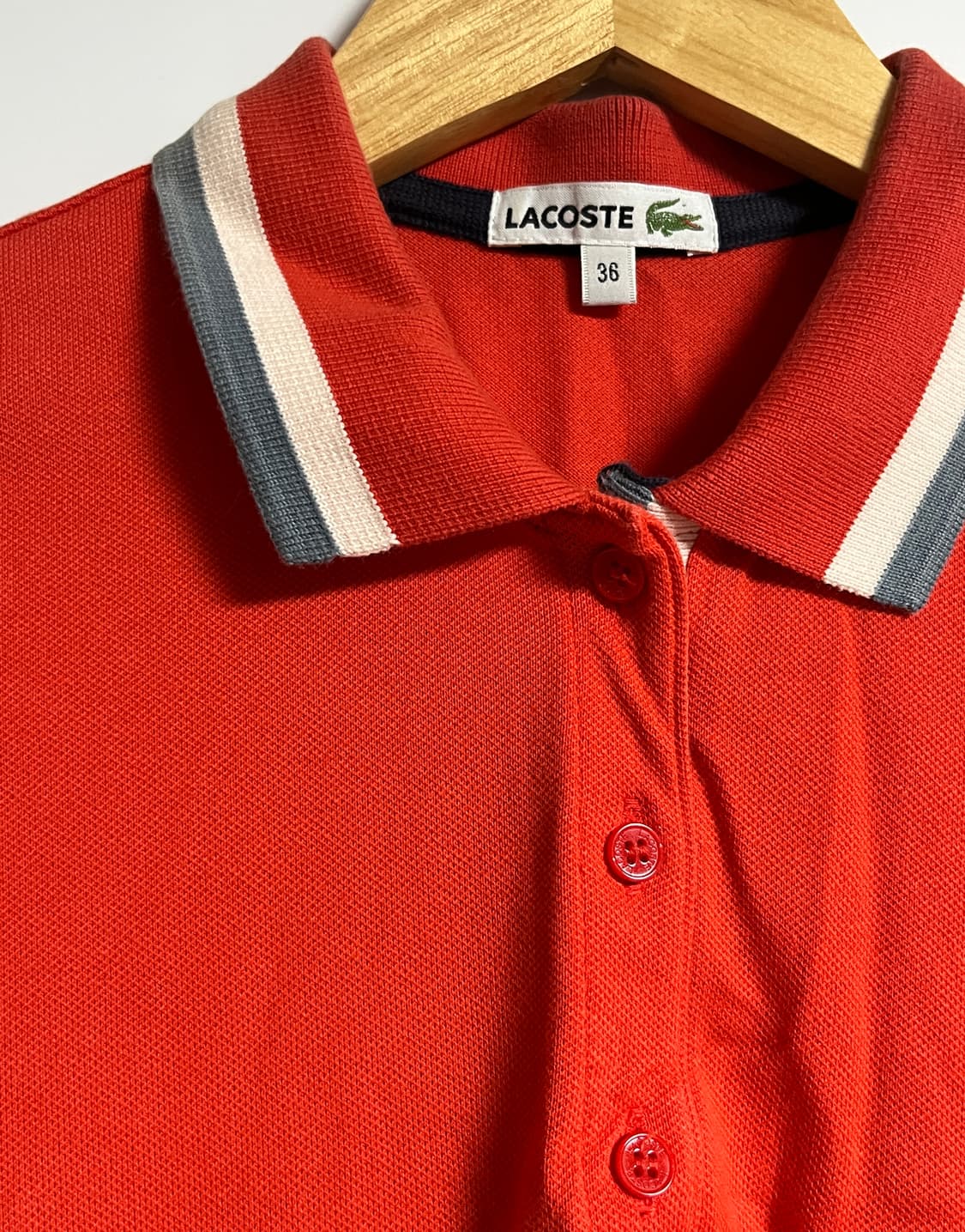 라코스테 폴로 카라 피케 원피스 36 (S)  상품이미지4