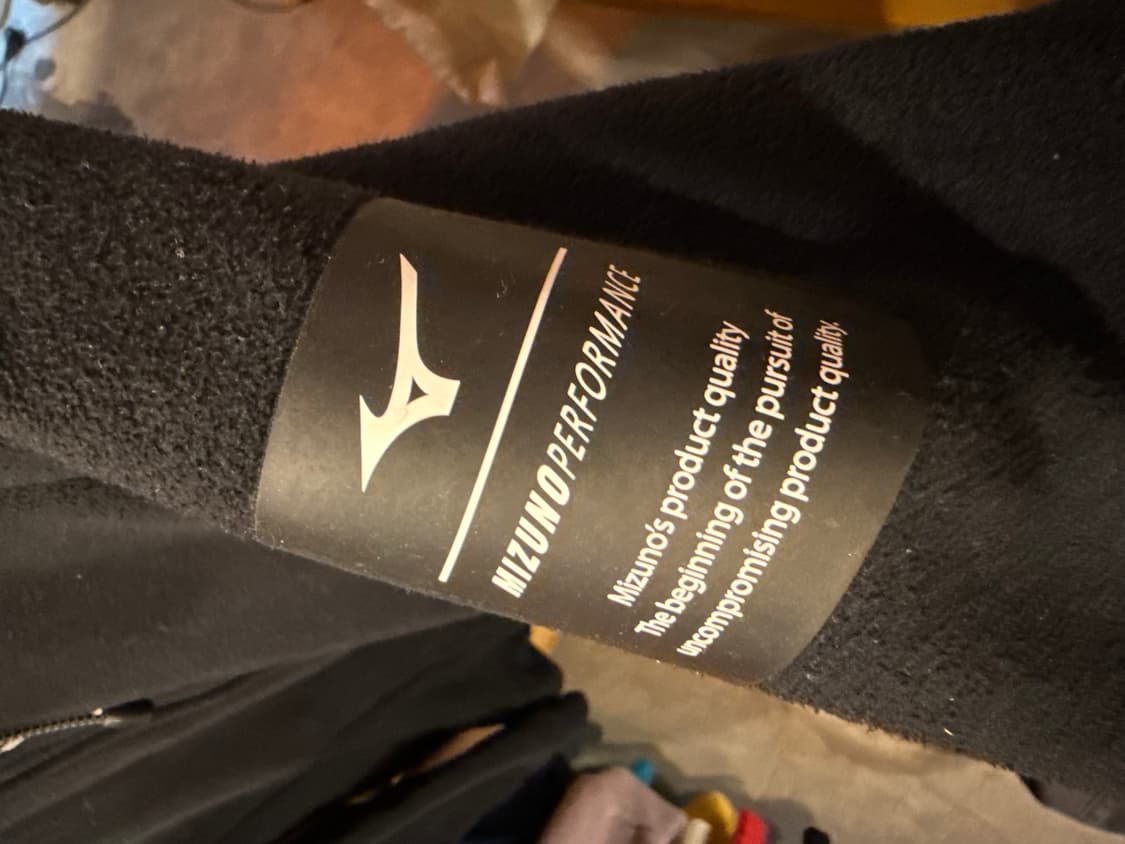 미즈노 퍼포먼스 블랙 후리스 후드집업 상품이미지2