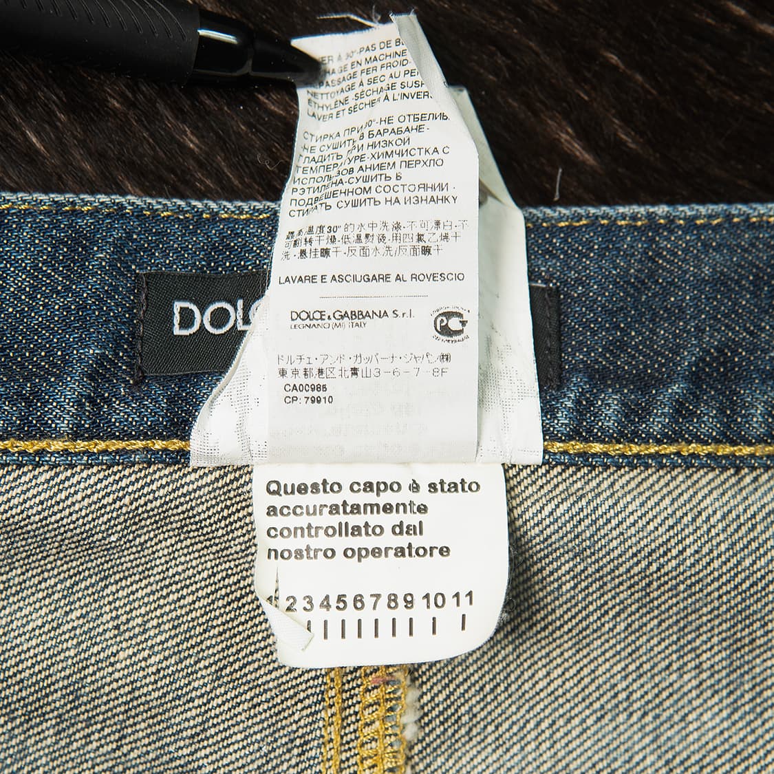 [36] 돌체앤가바나 14시즌 데미지 워시드 데님팬츠 MB-1400  상품이미지10