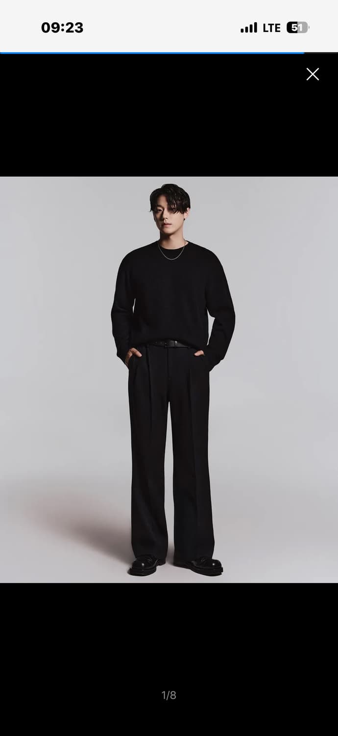 무탠다드 리얼 와이드 히든 밴딩 슬랙스 상품이미지1