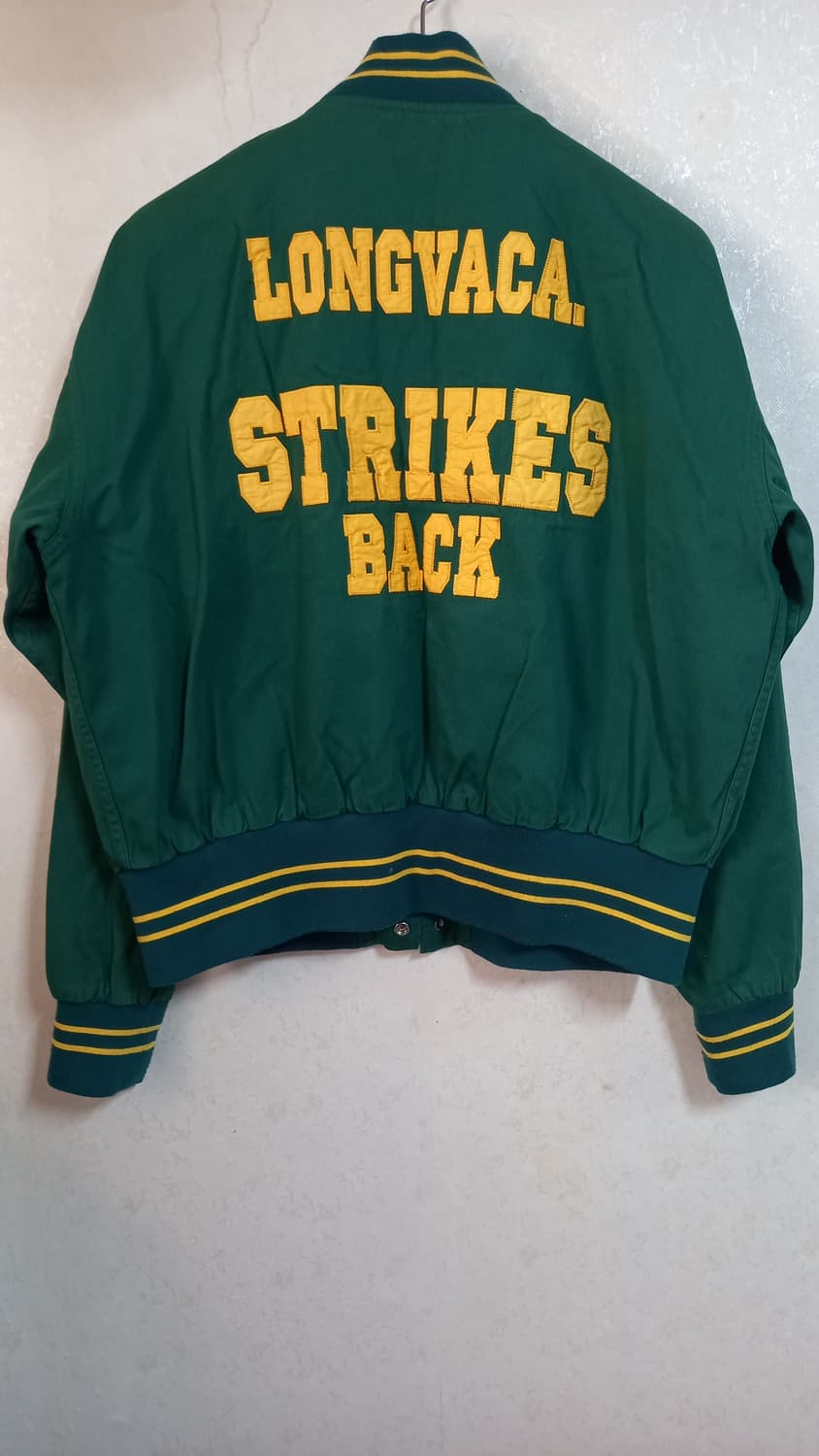 롱바케 바시티 MASTER DEEP GREEN VARSITY JACKET 상품이미지2