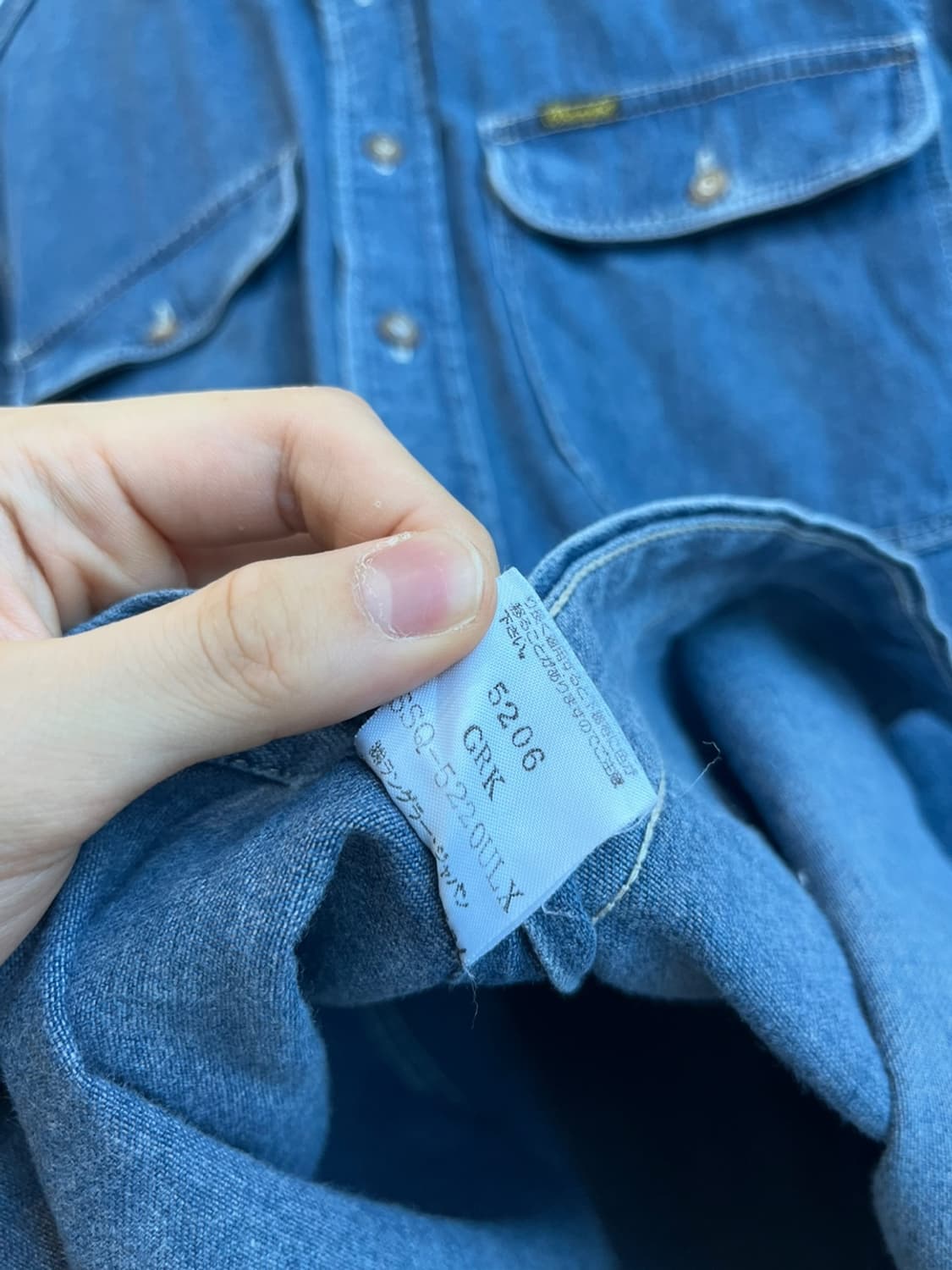 Wrangler 랭글러 데님 셔츠 상품이미지7