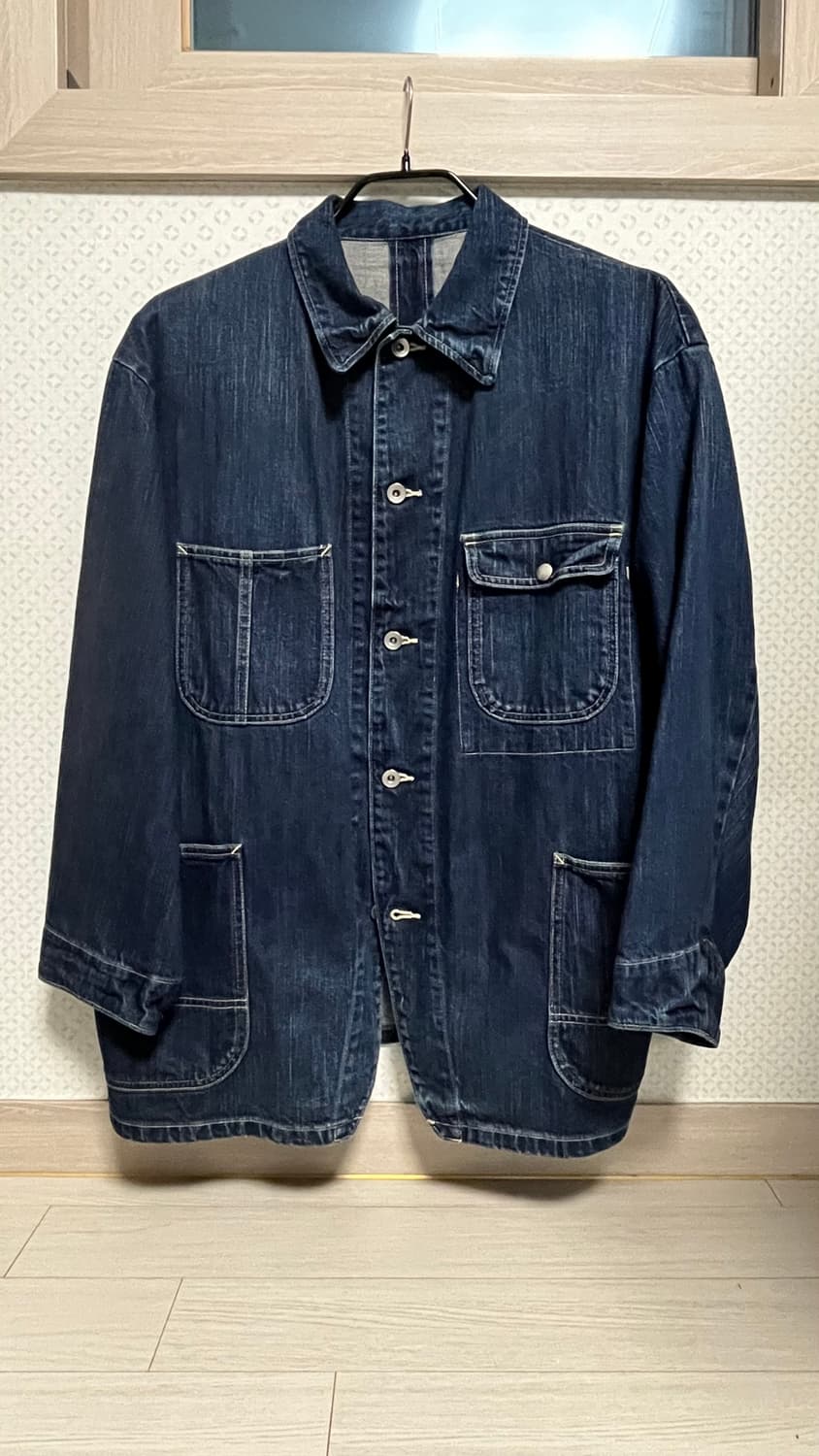 포터클래식 스테인백 데님 커버올 자켓 M 상품이미지1