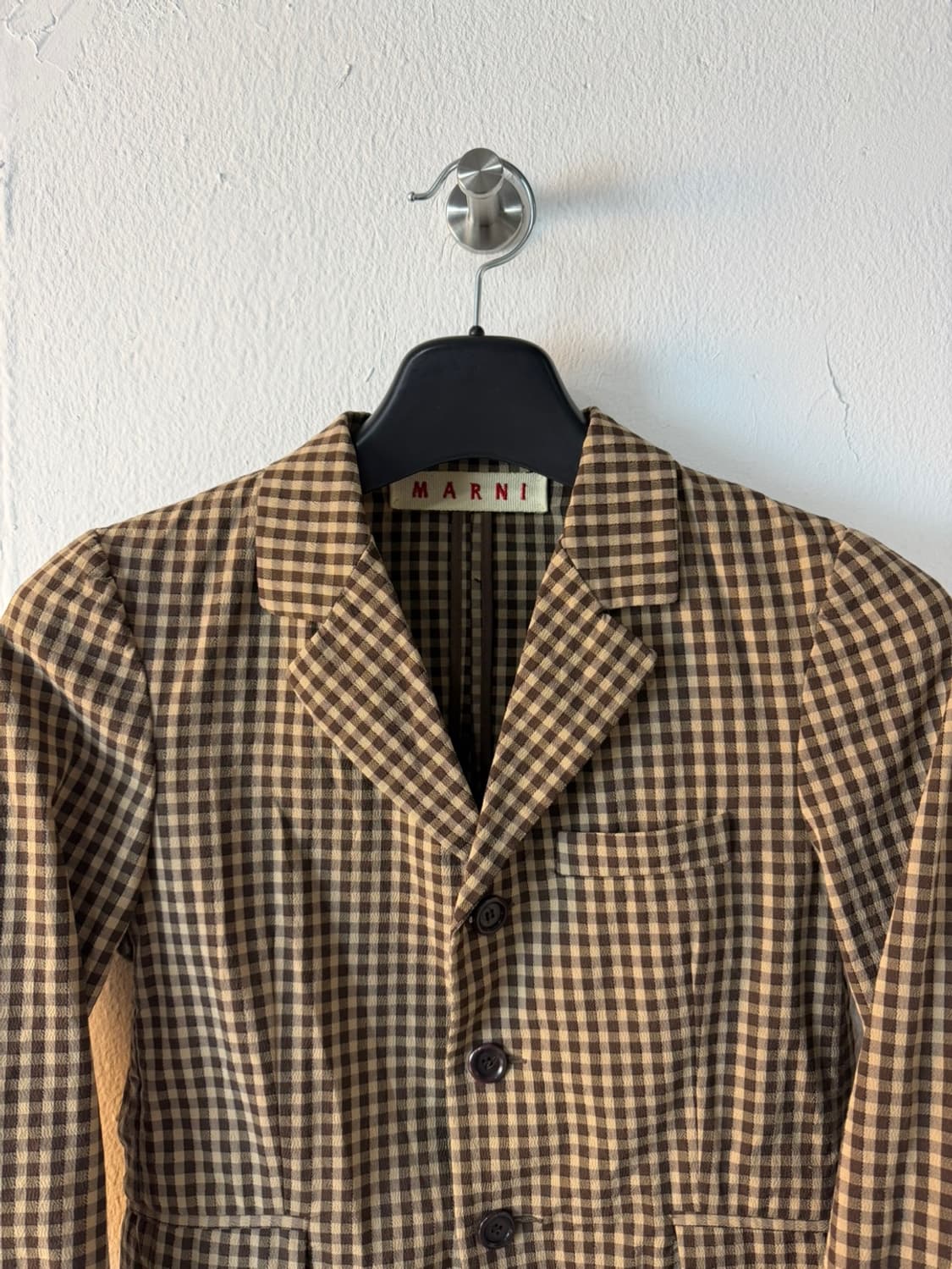 마르니 깅엄 체크 자켓  상품이미지2