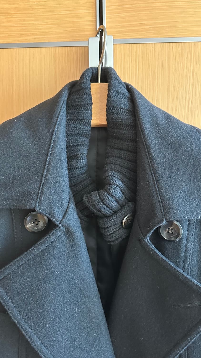 우영미 WOOYOUNGMI 솔리드옴므 코트 자켓 더블레이어 정품 새상품급 상품이미지3