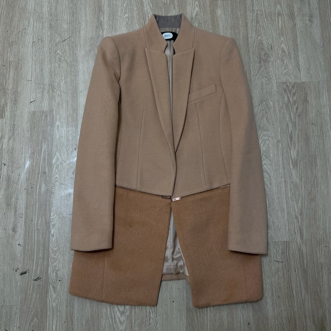 듀엘 여성 모직 알파카 싱글 코트 66  상품이미지1