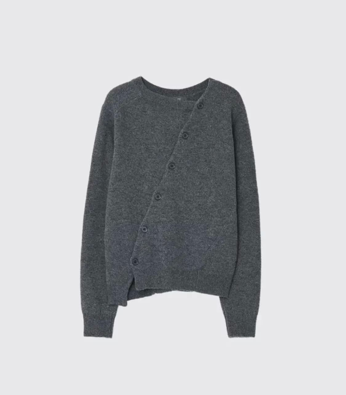 EE 2WAY CARDIGAN grey m사이즈 상품이미지1