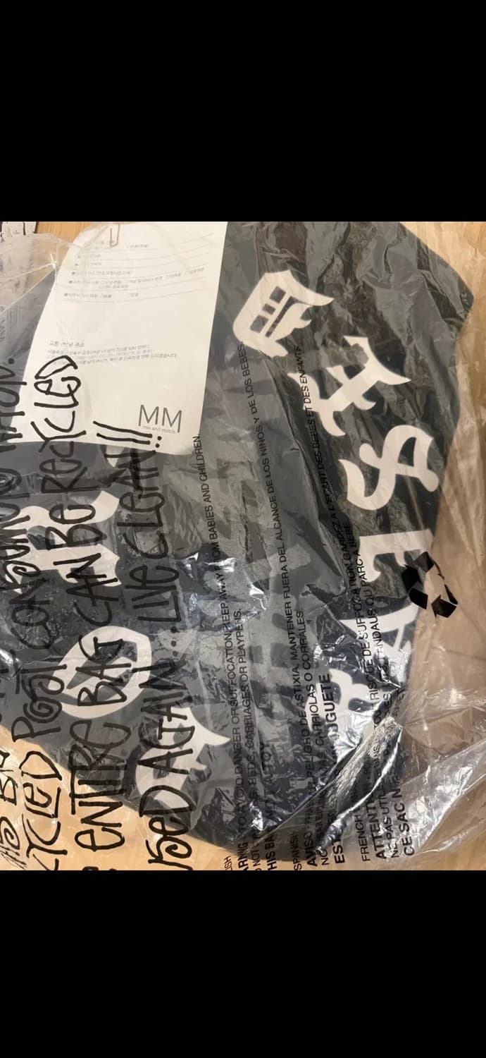 스투시 x 본앤레이즈드 후드집업 블랙 새상품 M 상품이미지1