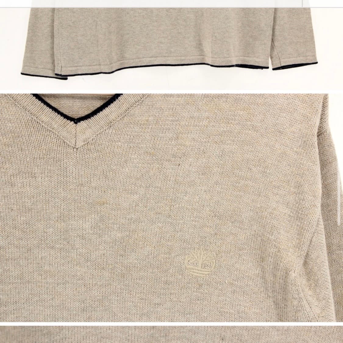 TIMBERLAND IVORY V NECK KNIT 상품이미지7