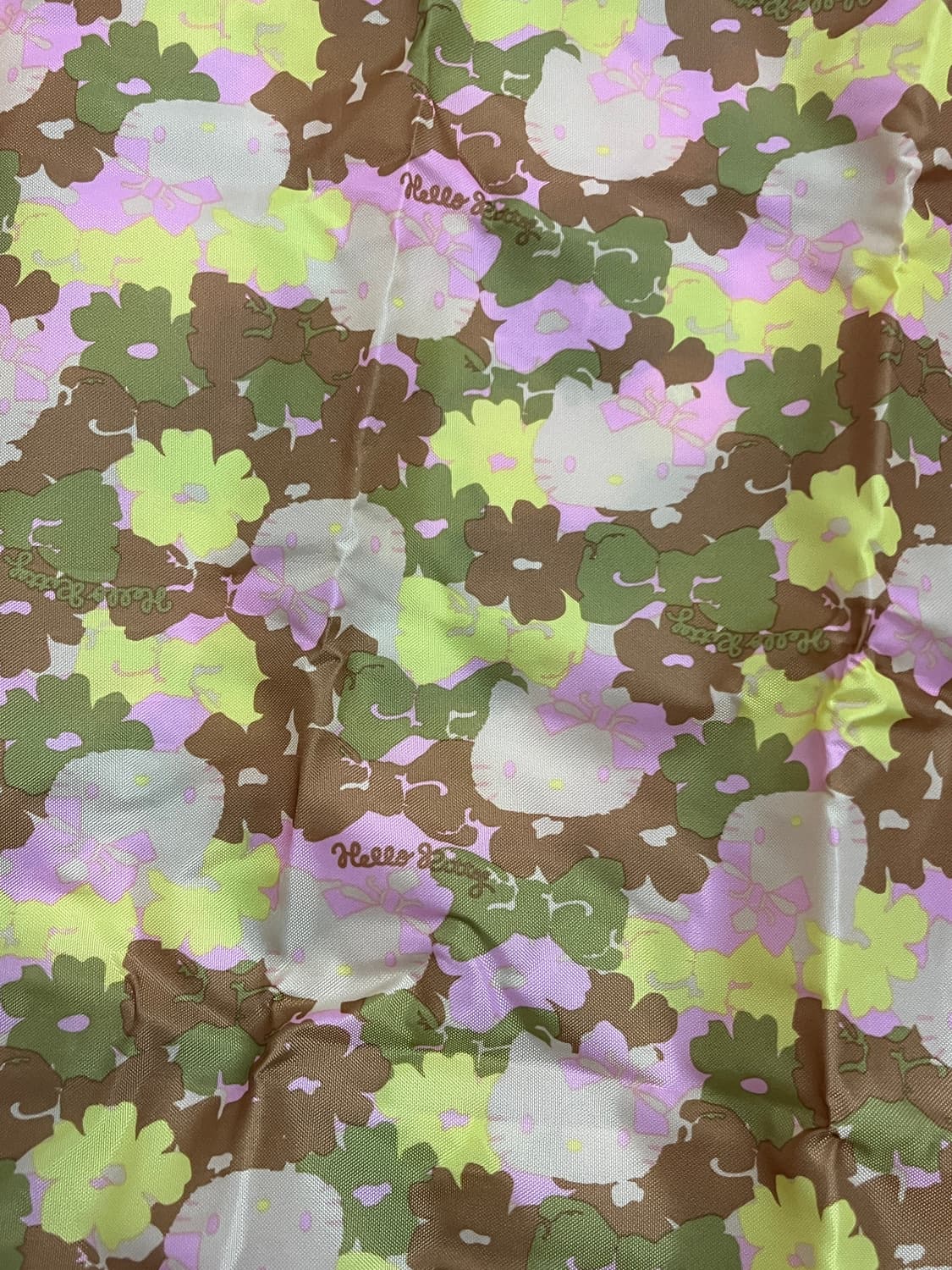 2016 키티 얼굴이 숨겨진 접이식 카모 토트백 상품이미지10