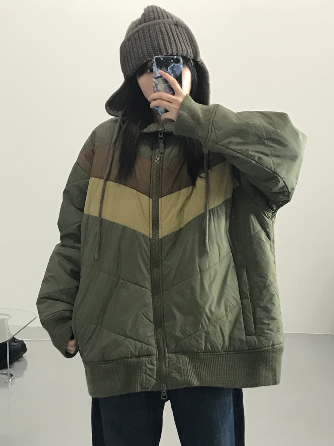 빈티지 아웃도어 패딩 재킷 상품이미지2