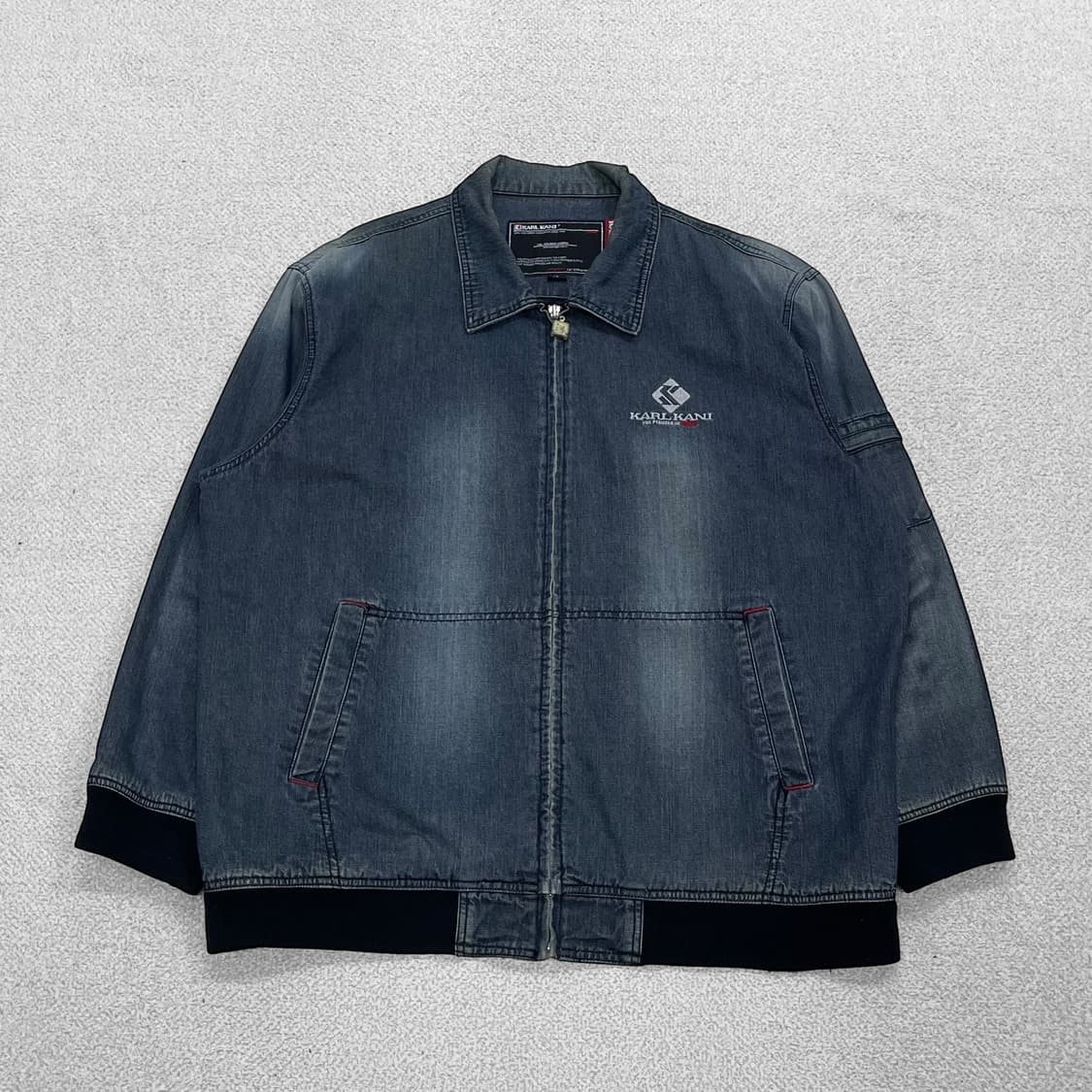 칼카니 90s 올드스쿨 워시드 데님 집업 자켓 상품이미지1
