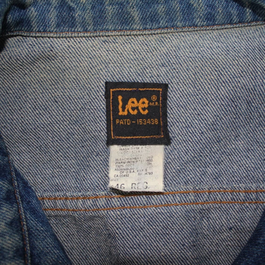 80s LEE 리 USA 생산 데님 트러커 자켓 상품이미지5