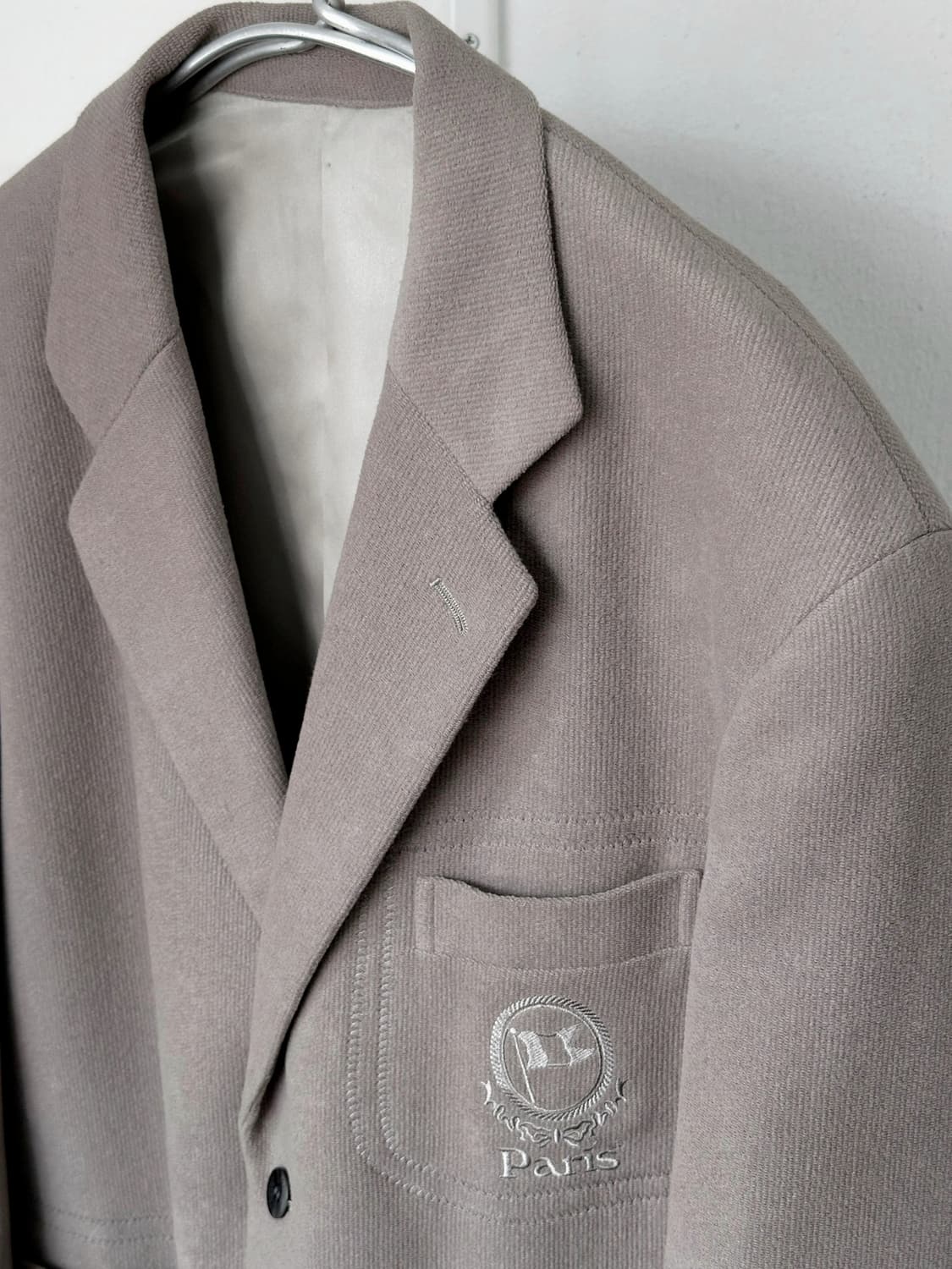 Micro boucle fabric over jacket 상품이미지5