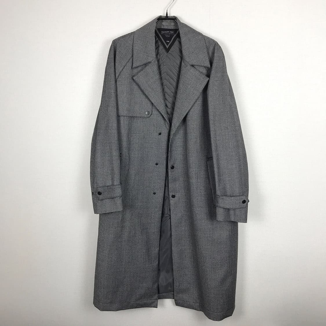 지이크 SIEG 방수 체크 트렌치코트 남성100 상품이미지2