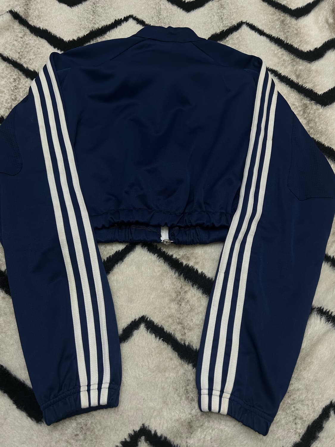 [XL]아디다스 커스텀 크롭 져지/네이비 상품이미지4