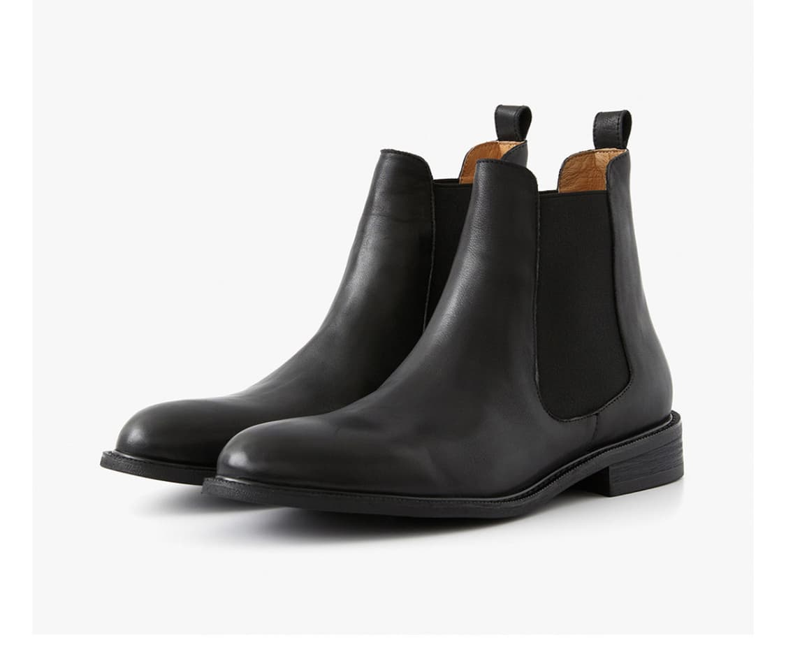 새상품(245) 로맨틱무브 뉴탐페레 첼시부츠 워싱블랙 상품이미지3