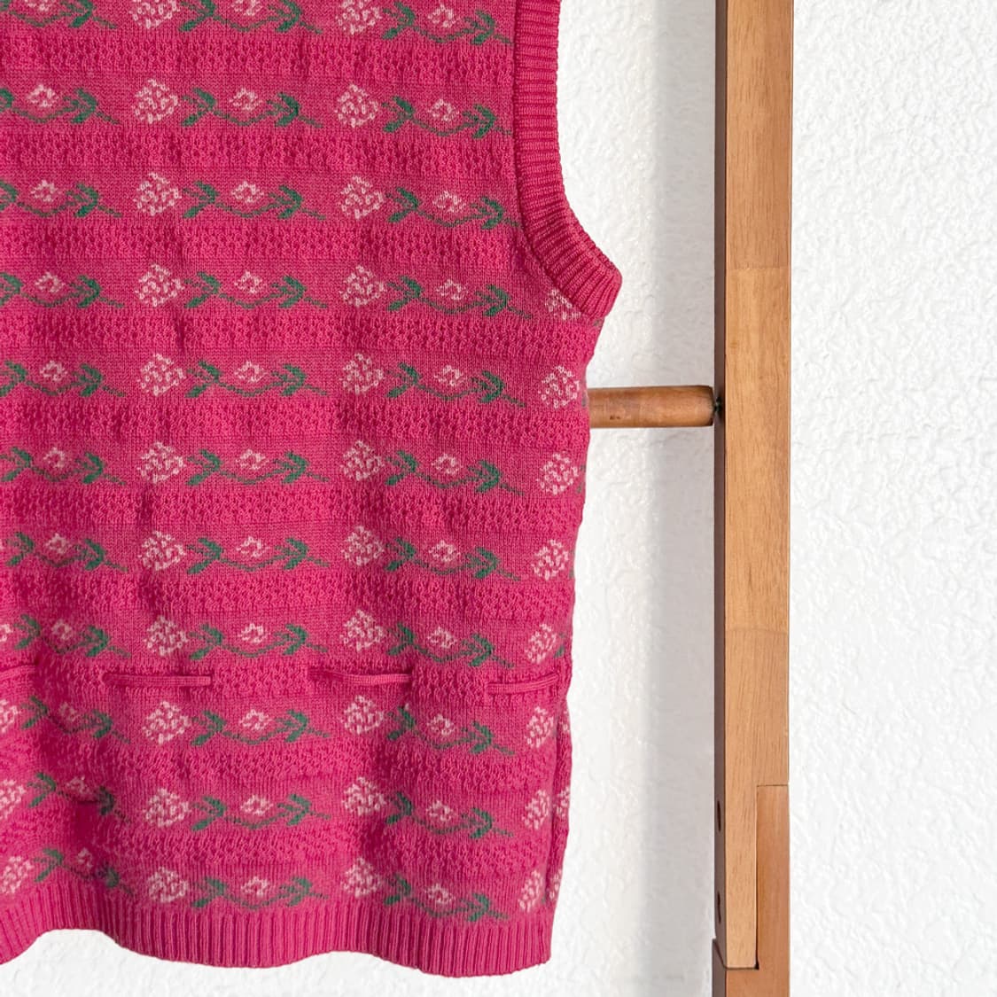 러스티베리 패턴 니트 베스트 상품이미지8