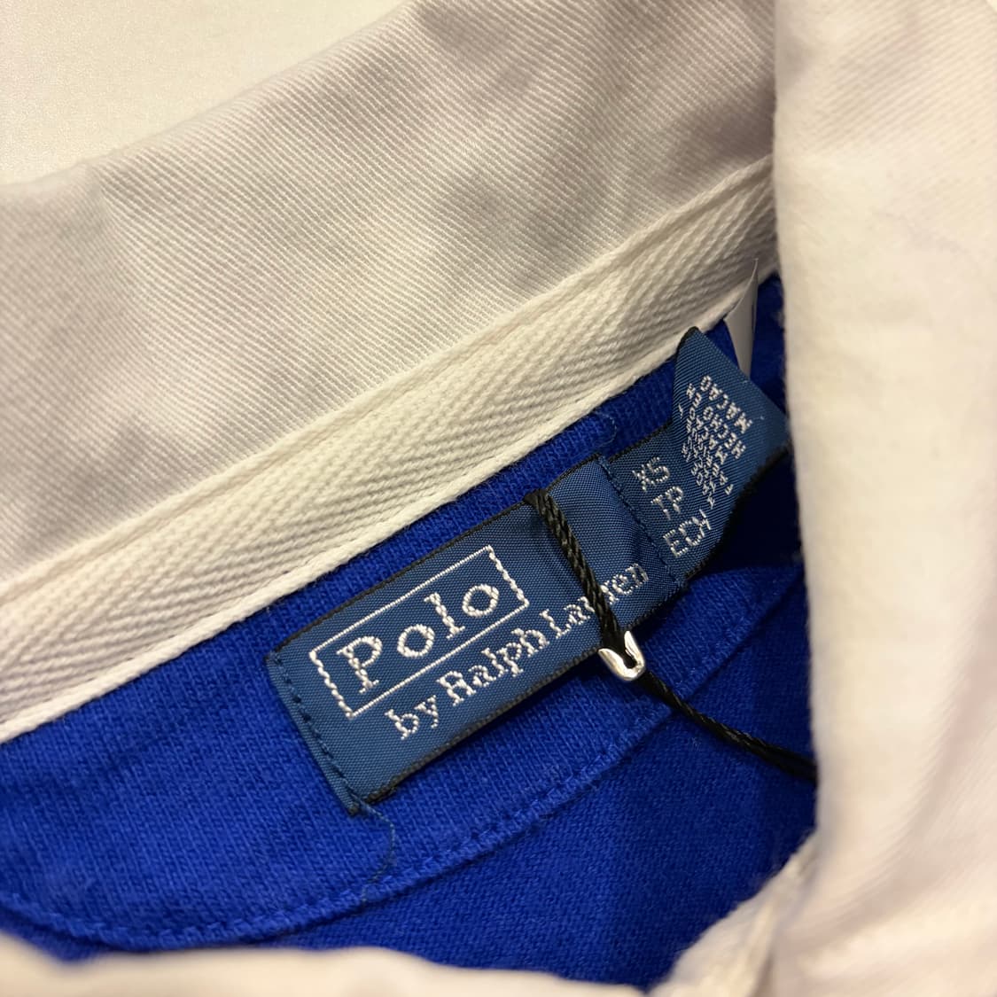 [XS] 폴로 랄프로렌 크롭 스트라이프 긴팔 럭비티 B466 상품이미지4