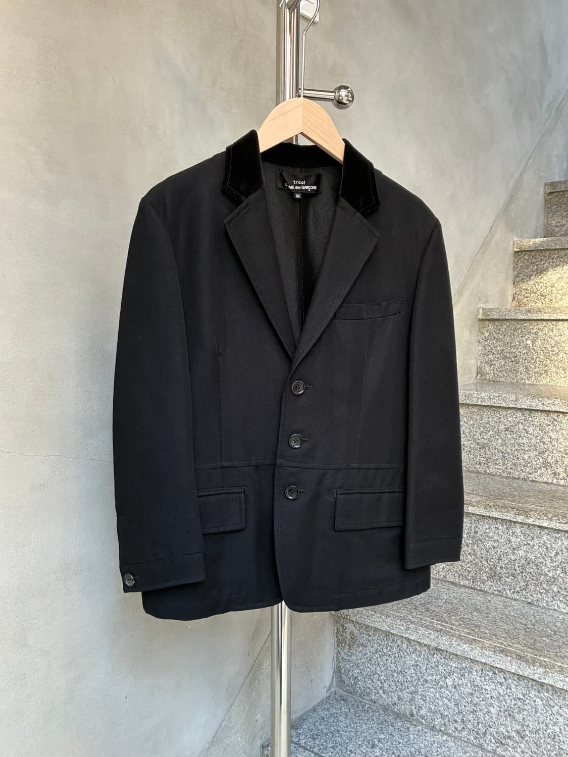 꼼데가르송 트리콧 자켓 상품이미지1