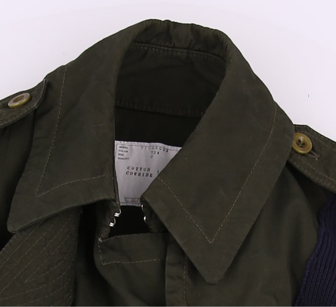 사카이 더블 브레스티드 코트 야상 상품이미지3