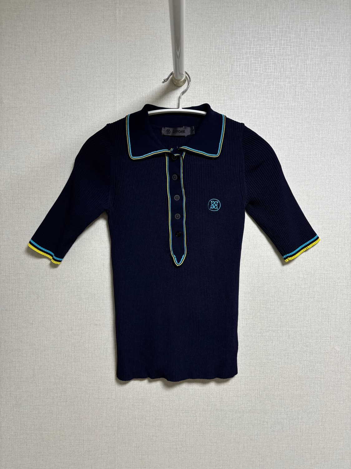 G/FORE 지포어 골프 카라 니트 반팔 폴로 상품이미지1