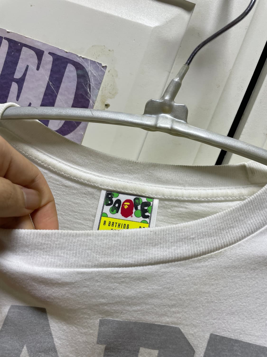 빈티지 베이프 재팬 빅로고 반팔티 M 상품이미지4