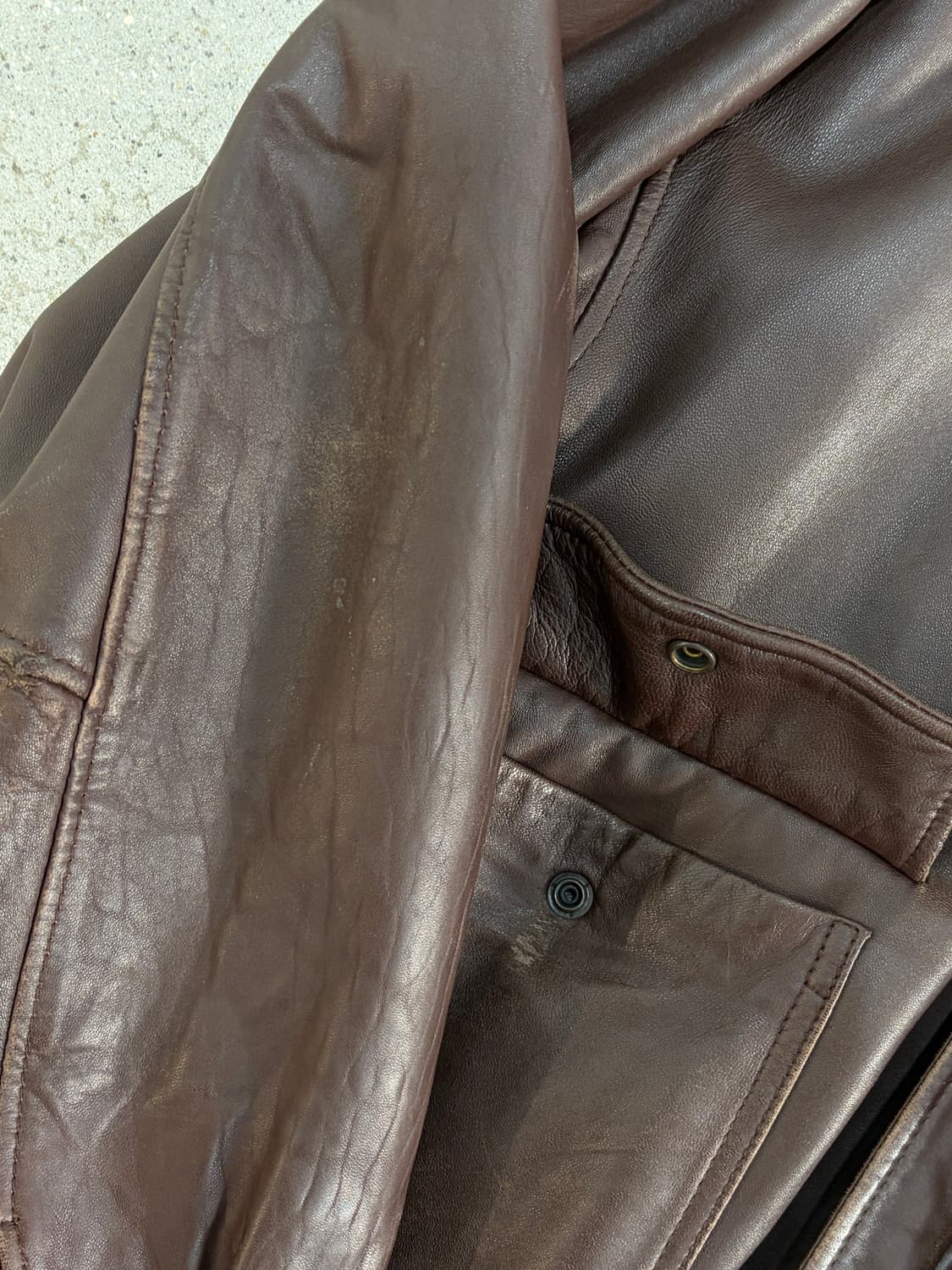 VOLUNT sheep skin leather jacket 상품이미지8