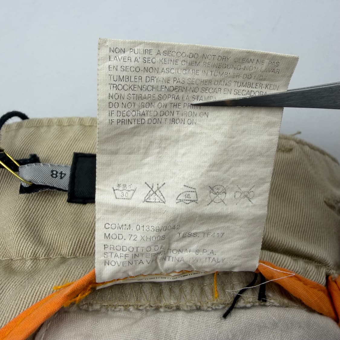 (48)디스퀘어드2 사이드지퍼 코튼 치노팬츠 상품이미지5