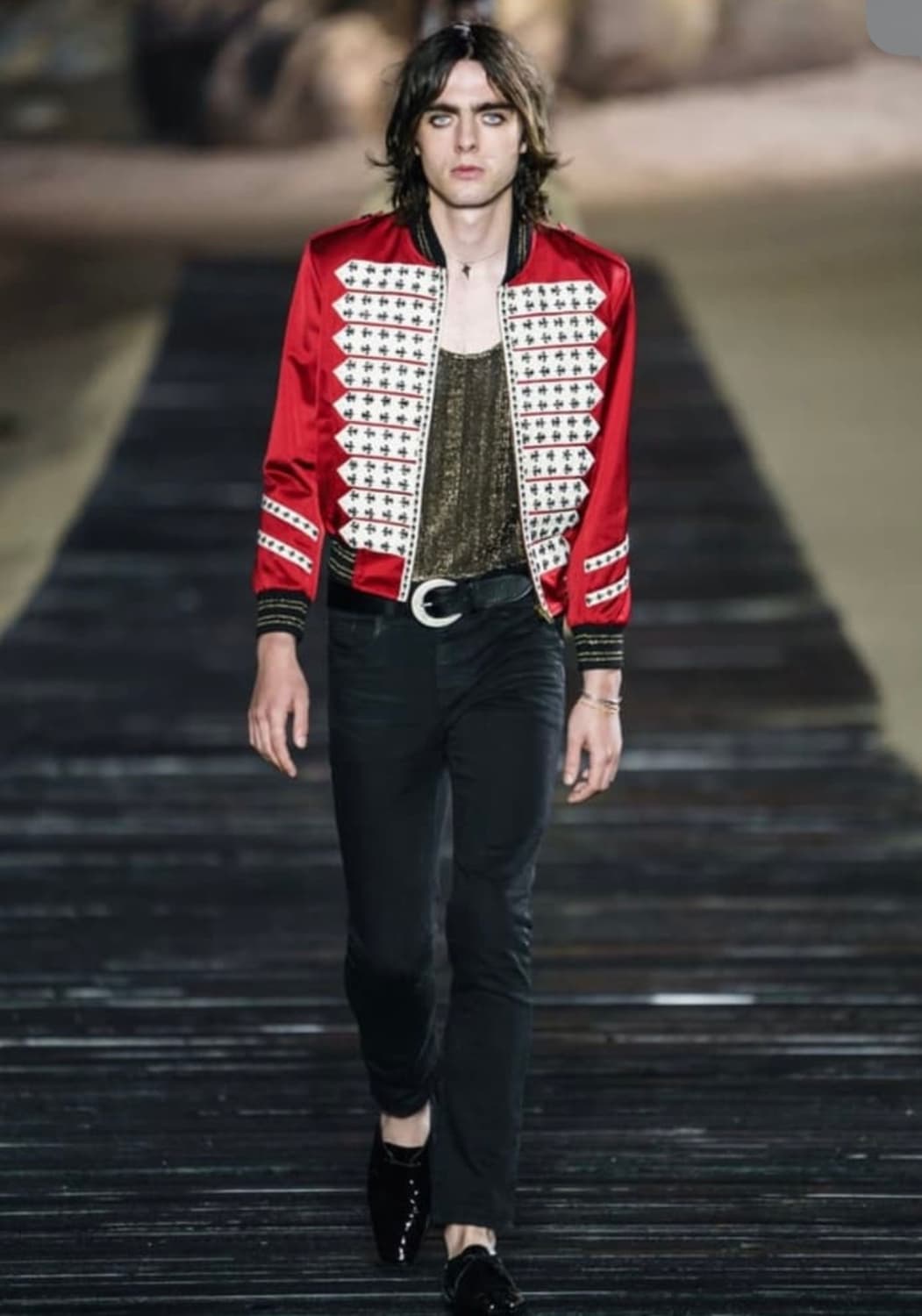 생로랑 블랙 나폴레옹 자켓 상품이미지2