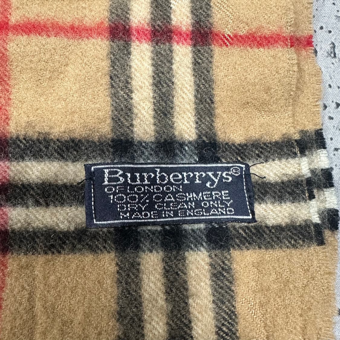 ✨ (바배) 버버리 100% 캐시미어 노바체크 머플러  상품이미지3