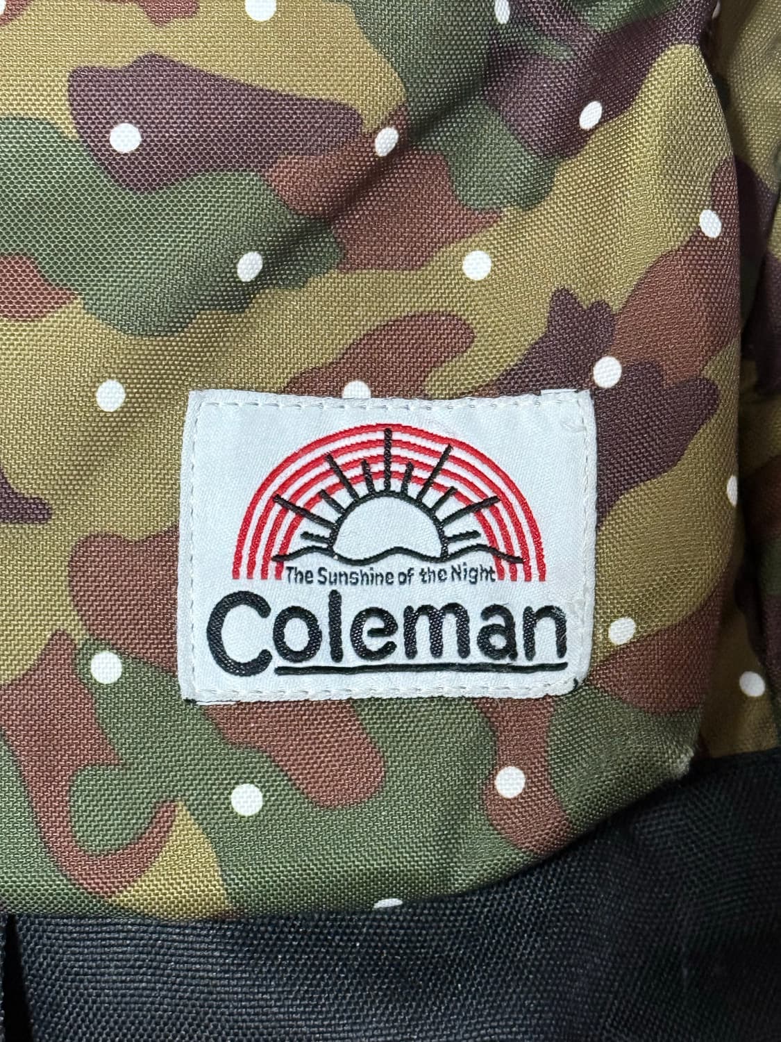 희귀)colemen 카모 도트 백팩 상품이미지2