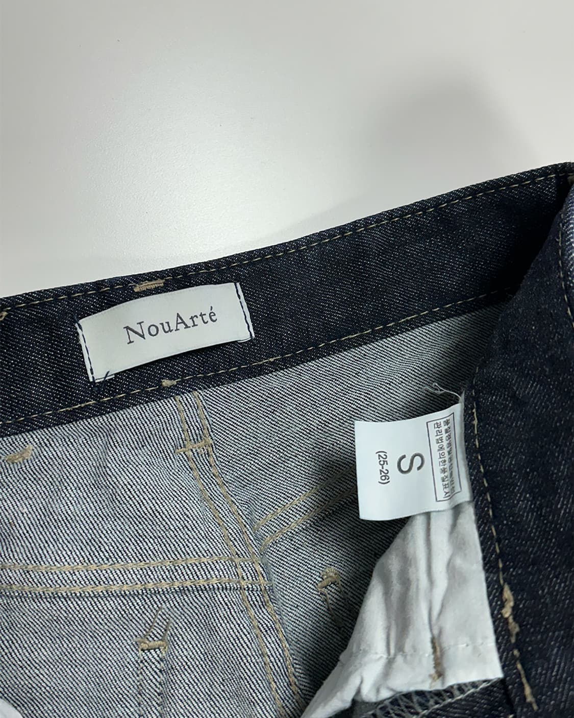 누아르테 일자 데님 팬츠 상품이미지3