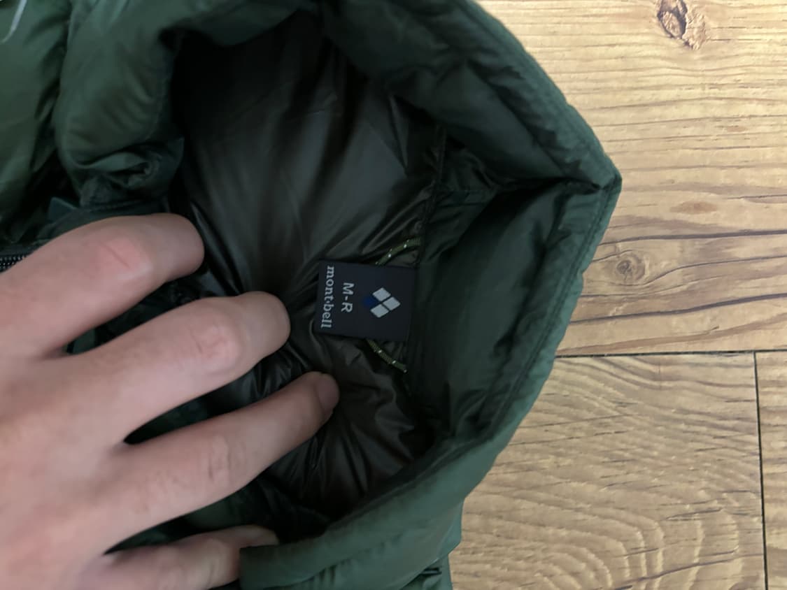 몽벨재팬 슈페리어 패딩 카키 m-r 상품이미지3