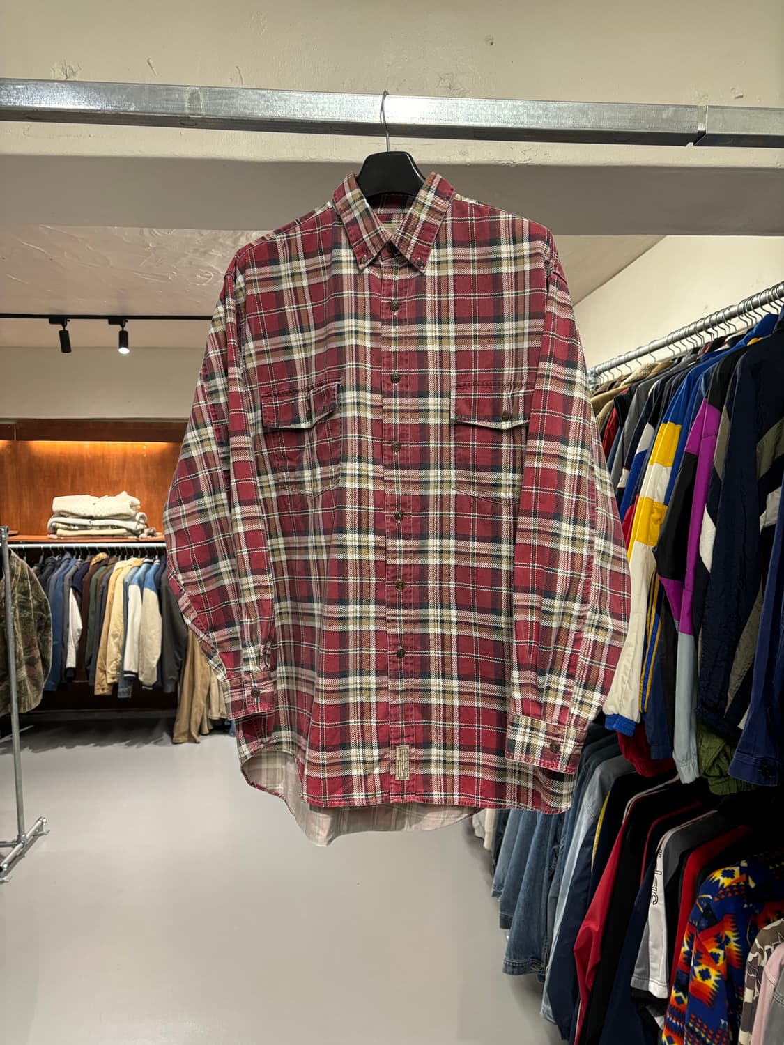 90s 아베크롬비 헤비코튼 셔츠 상품이미지4