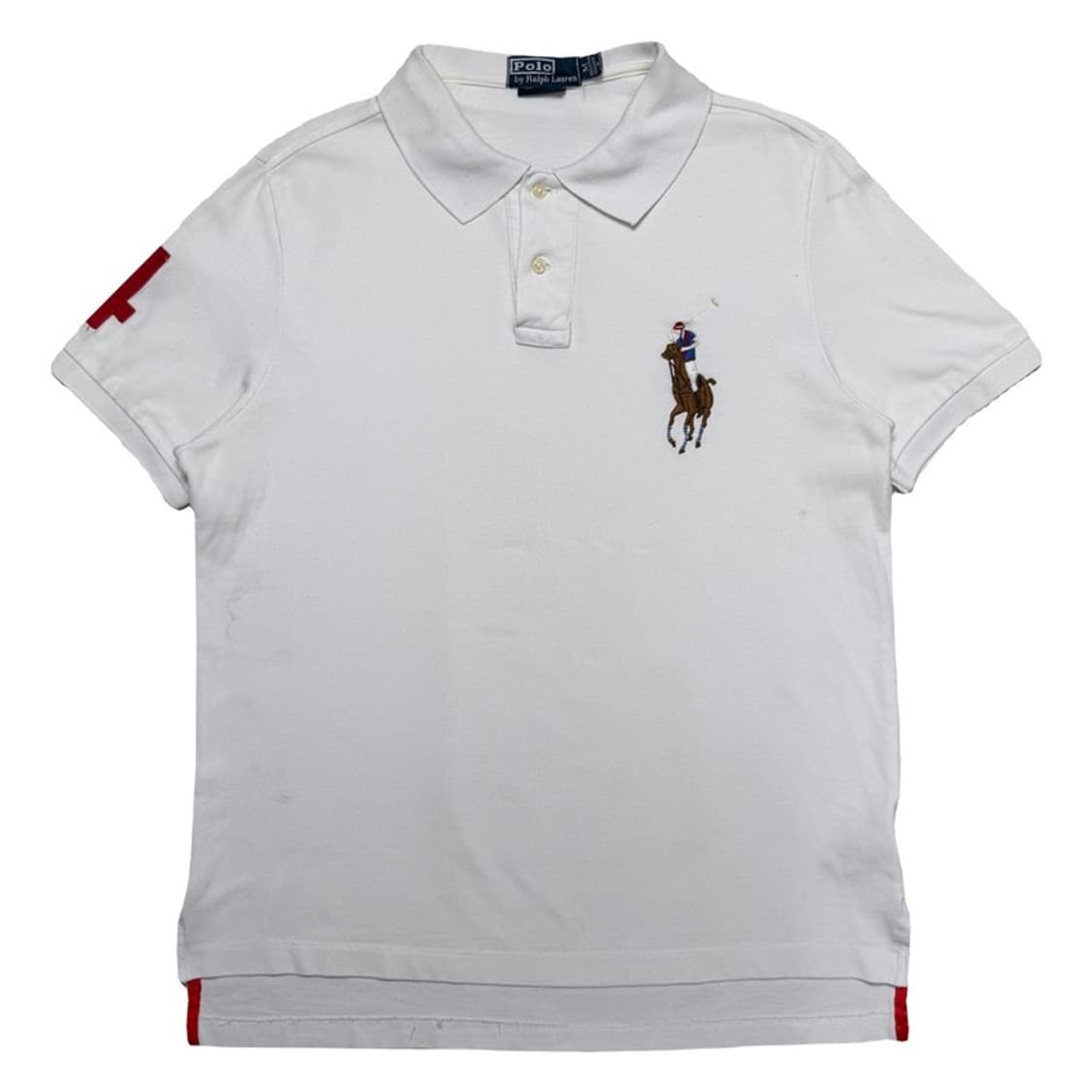 폴로 랄프로렌 빅포니 PK 카라 티셔츠 화이트 M 상품이미지1