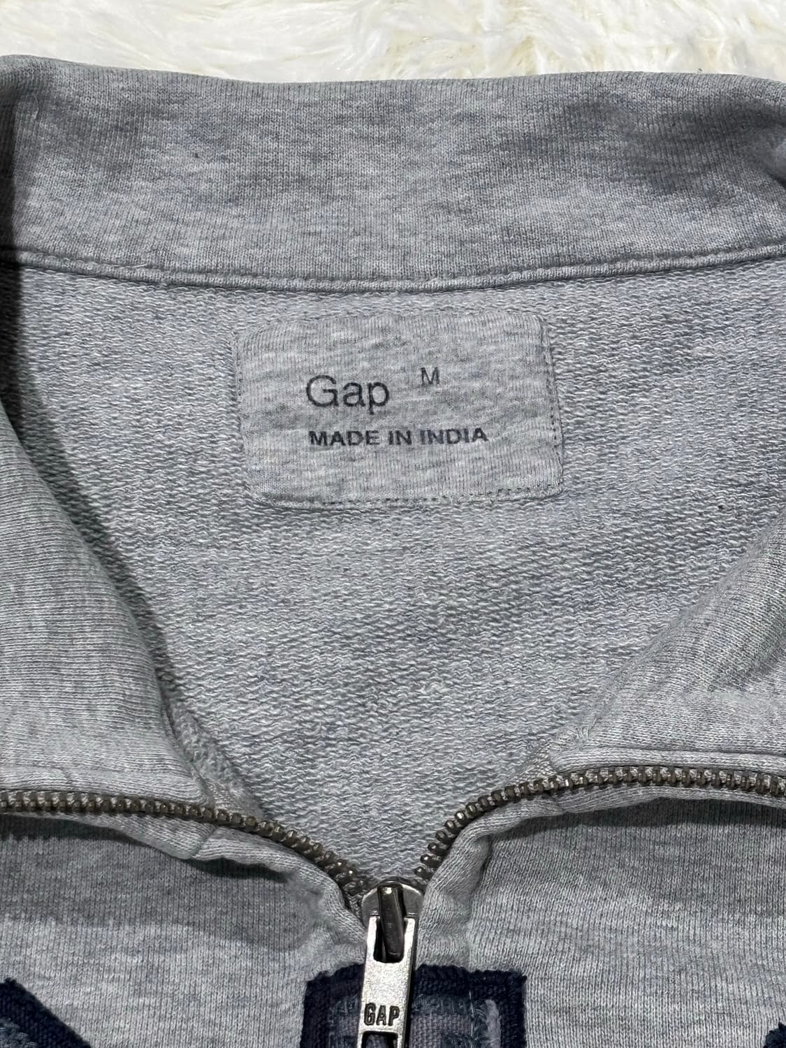 갭 그레이 빅로고 코튼 집업 상품이미지8