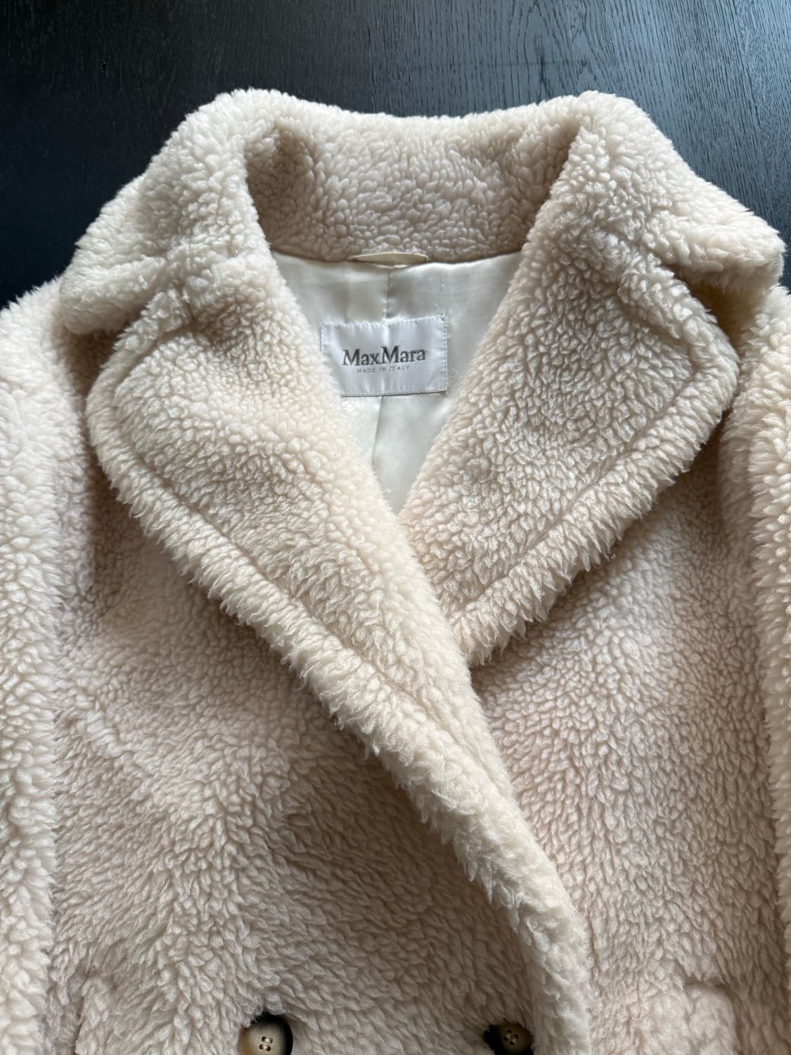 막스마라 테디베어 코트 아이보리S 상품이미지4