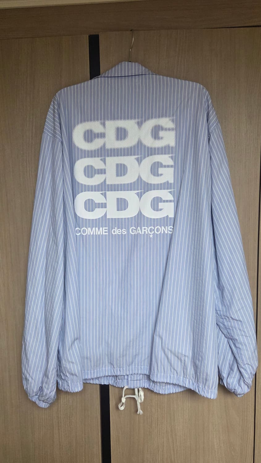 XL) 지디 CDG 코치 자켓 코튼 스트라이프 상품이미지5