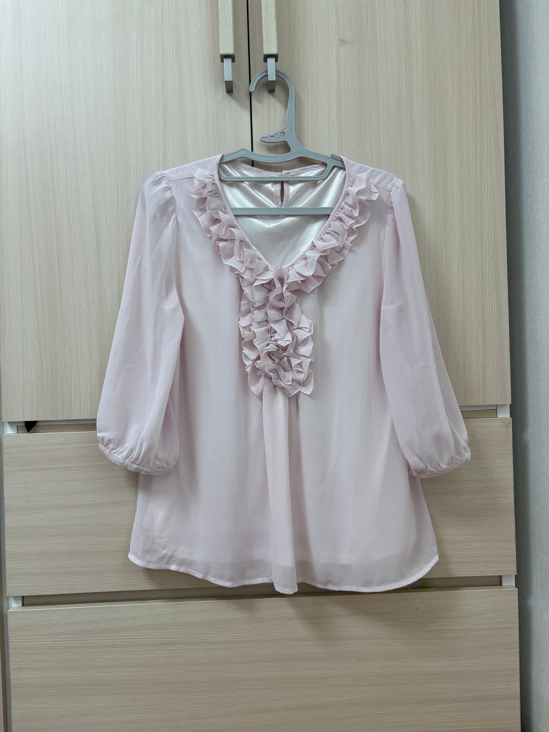 딸기우유 쉬폰 블라우스  상품이미지1