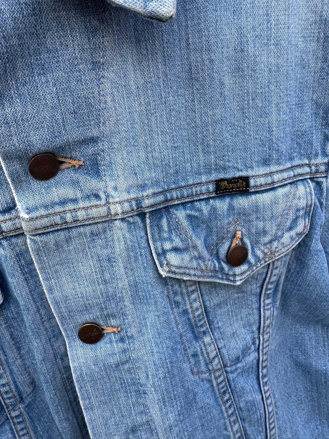 70s 랭글러 빈티지 리바이스 3세대 타입 웨스턴 데님 트러커 자켓 상품이미지6