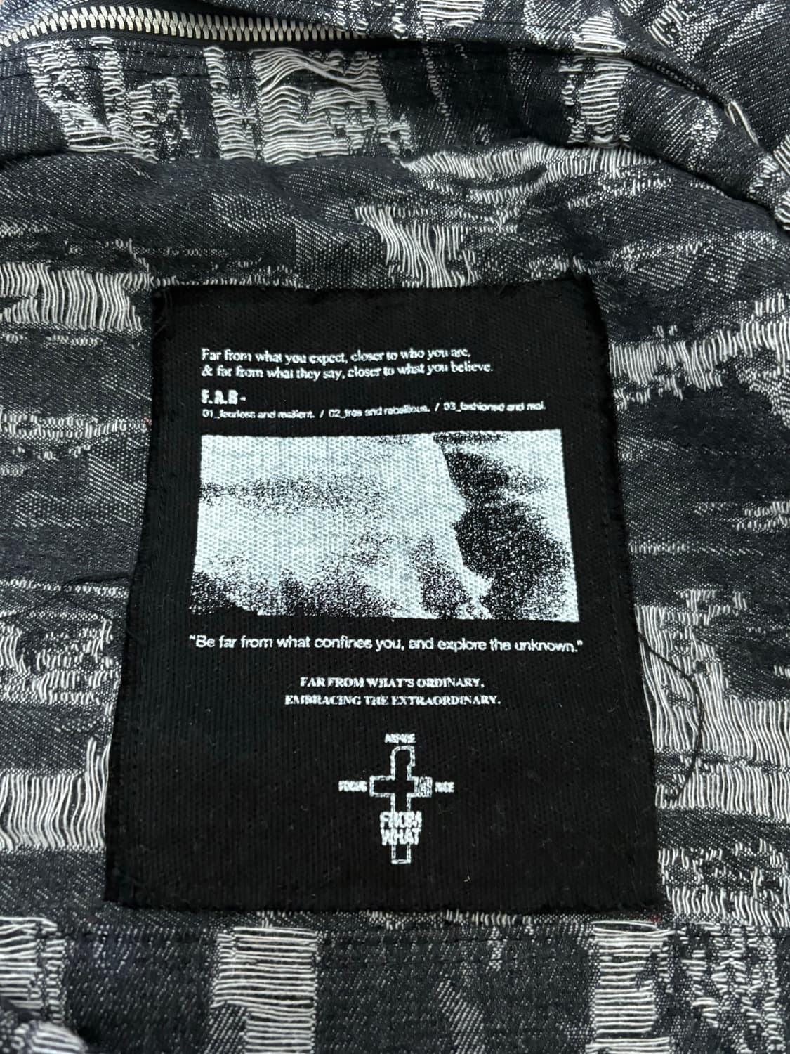 파프롬왓(파아카이브) 파 패치 코튼 백팩 팝니다 상품이미지2