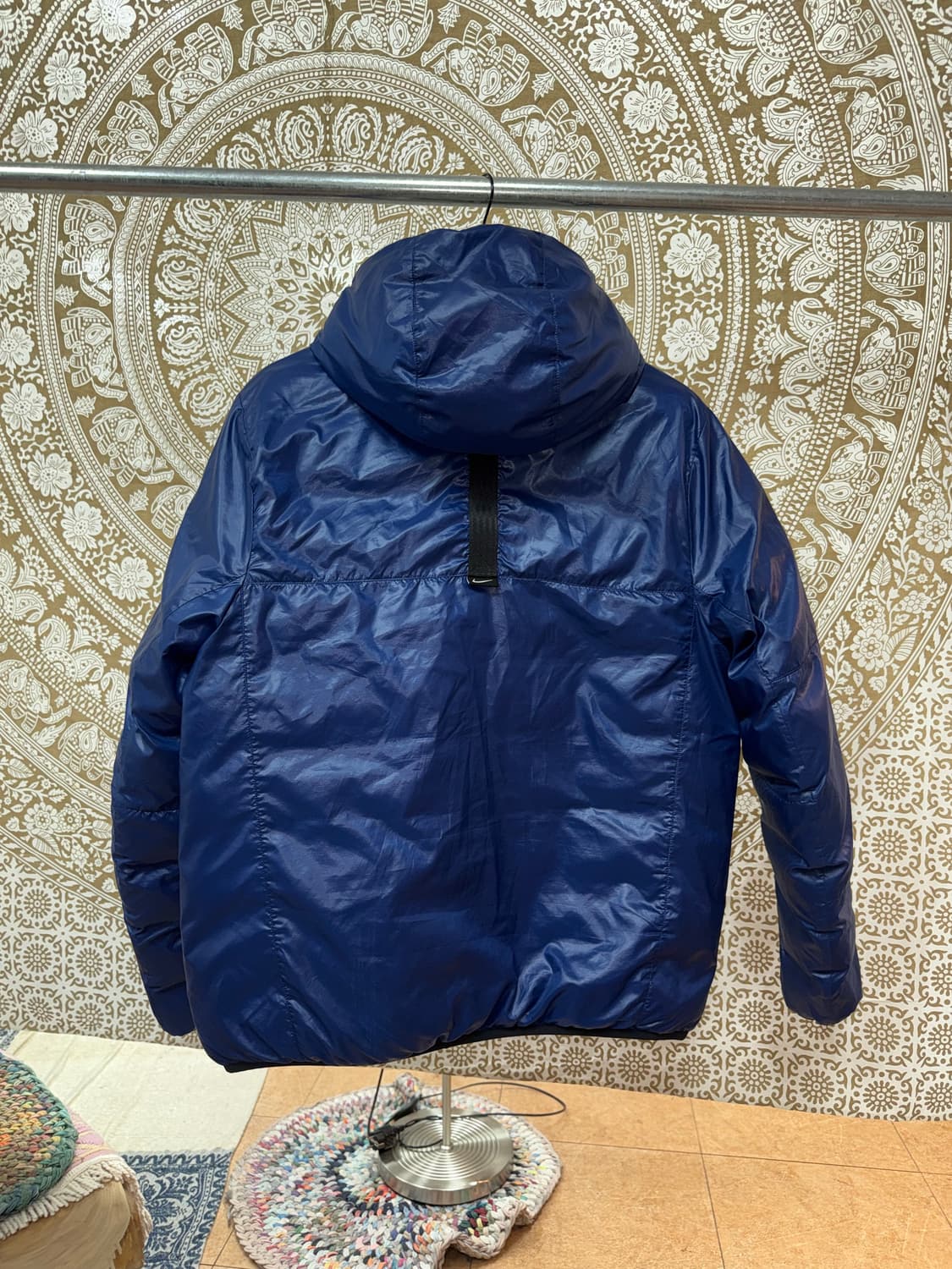 나이키 스트릿 딥블루 투웨이 후드 패딩  상품이미지6