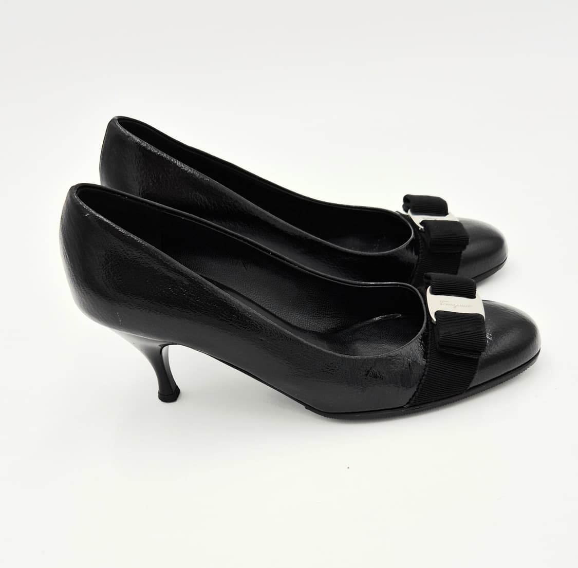 페레가모 바라 보우 펌프스 힐 구두 5 12 상품이미지6