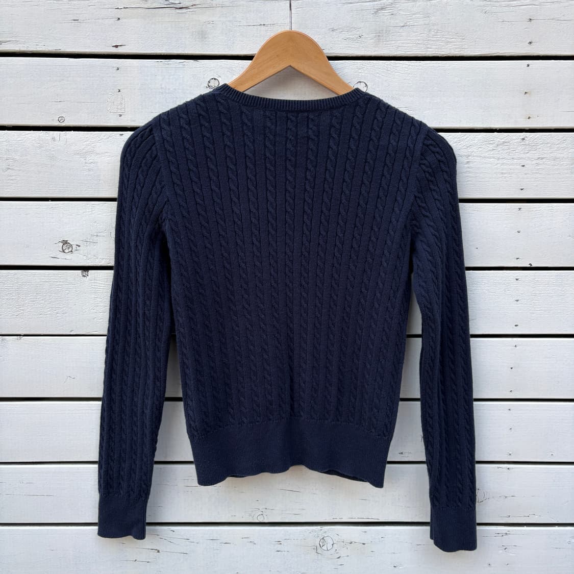 Polo 폴로 케이블 꽈배기 니트 가디건 상품이미지2