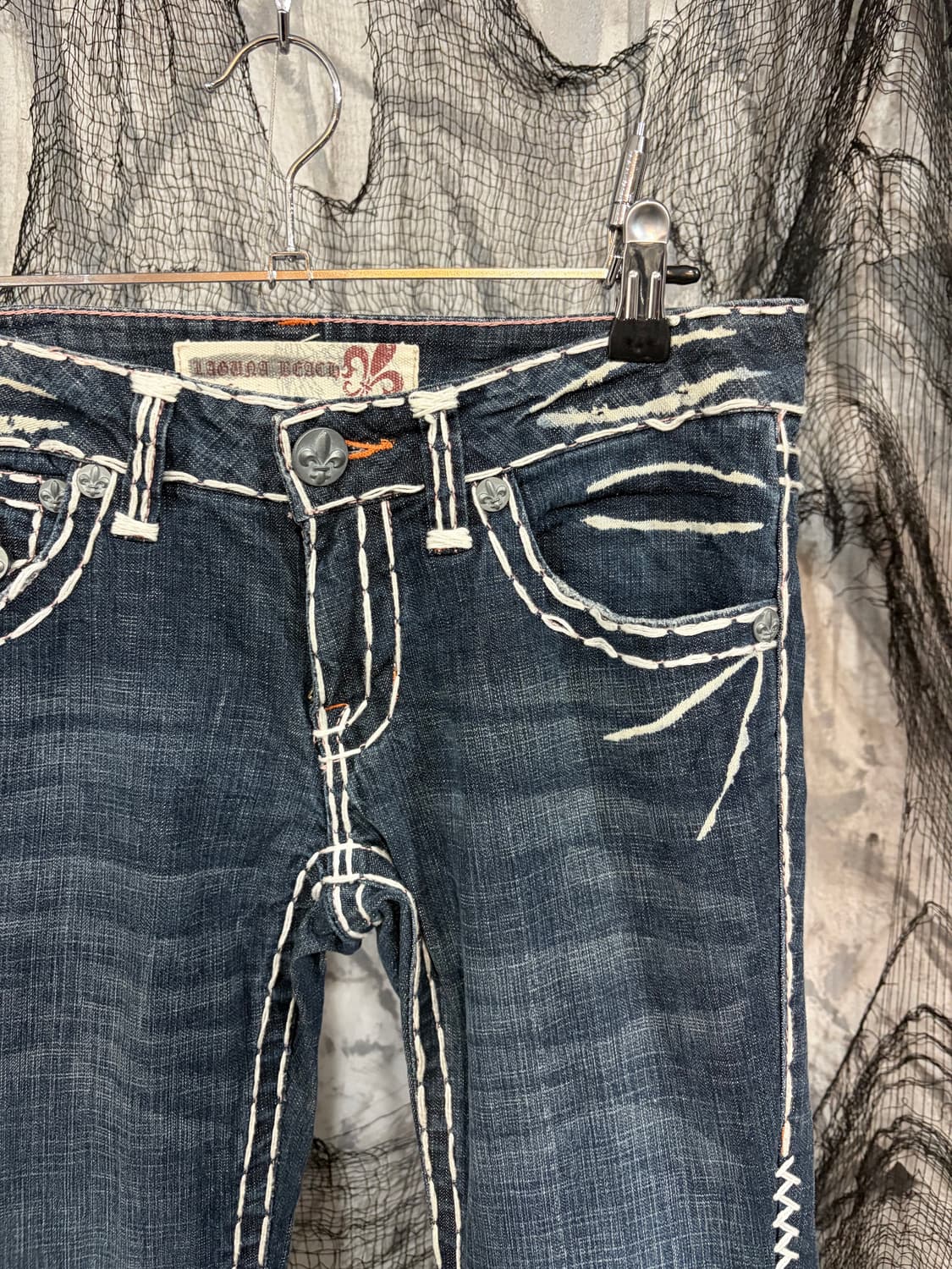 Laguna beach stitch low-rise pants 상품이미지9