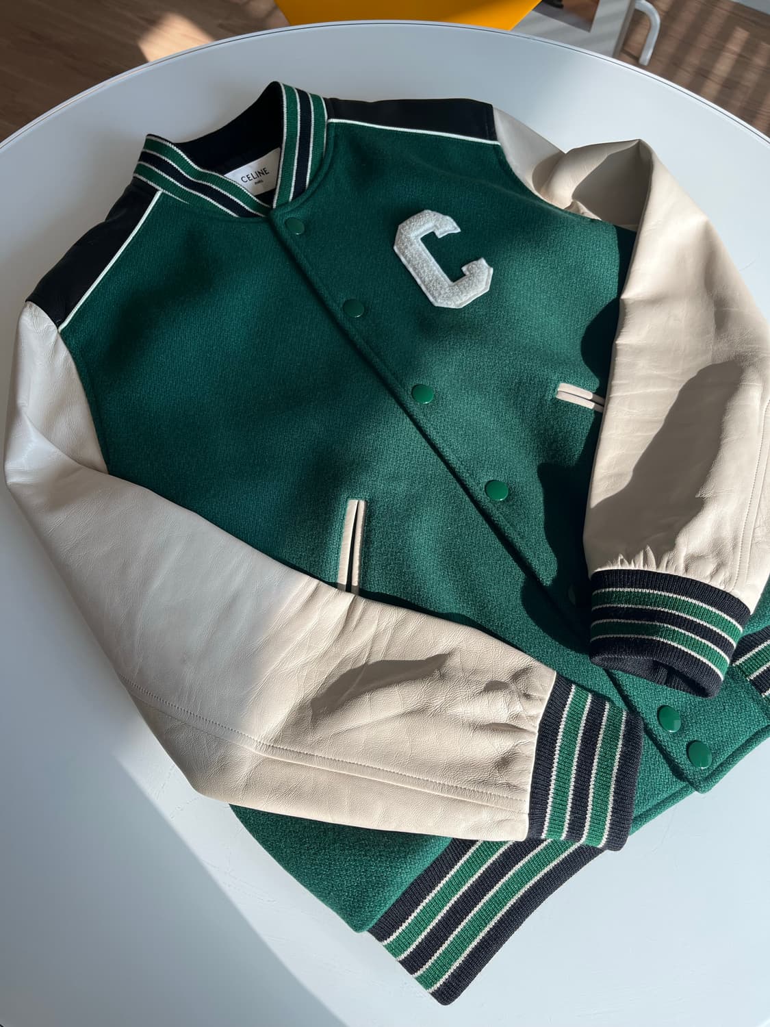 셀린 21S 테디자켓 그린 50 상품이미지3