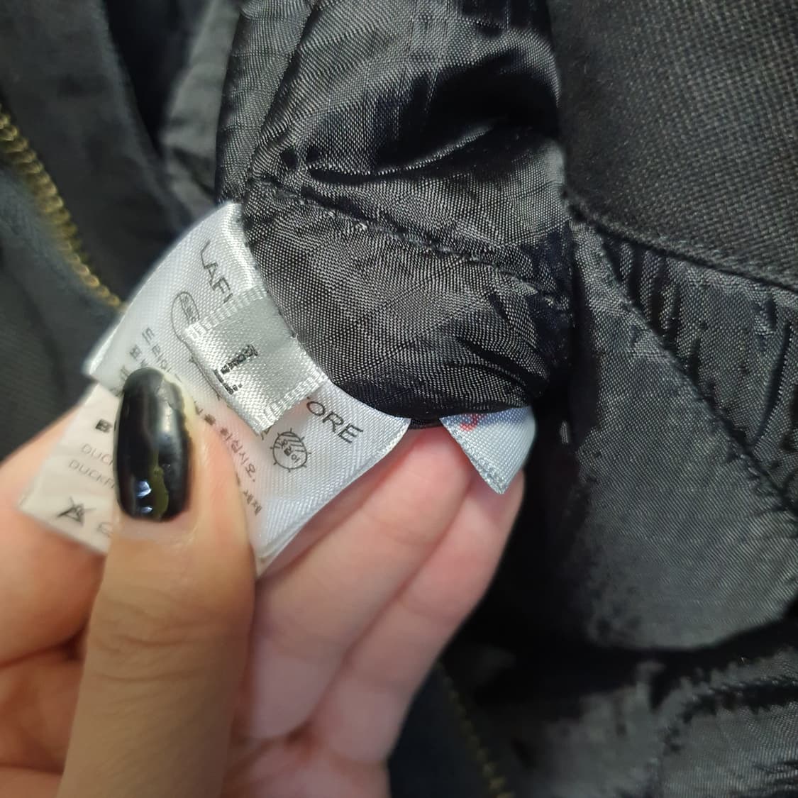 라퍼지스토어 남성 M65 덕다운 피쉬데일 숏 파카 상품이미지8