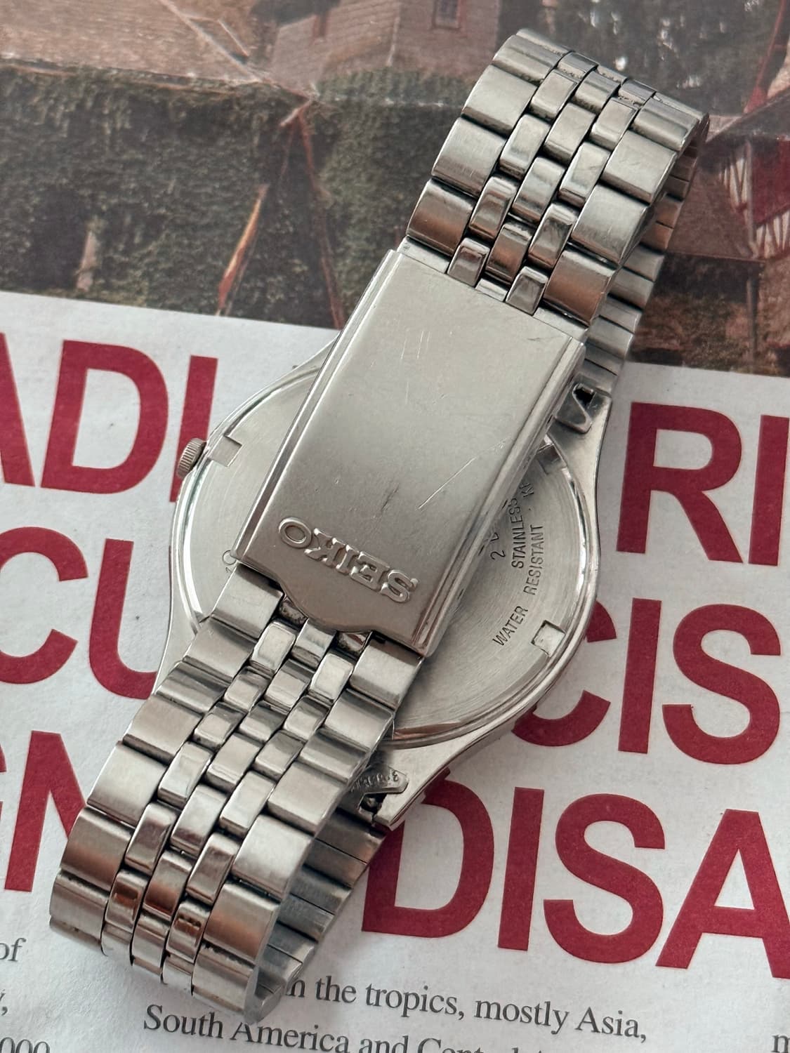 Seiko 세이코 쿼츠 3침 Day-Date 1992 상품이미지6