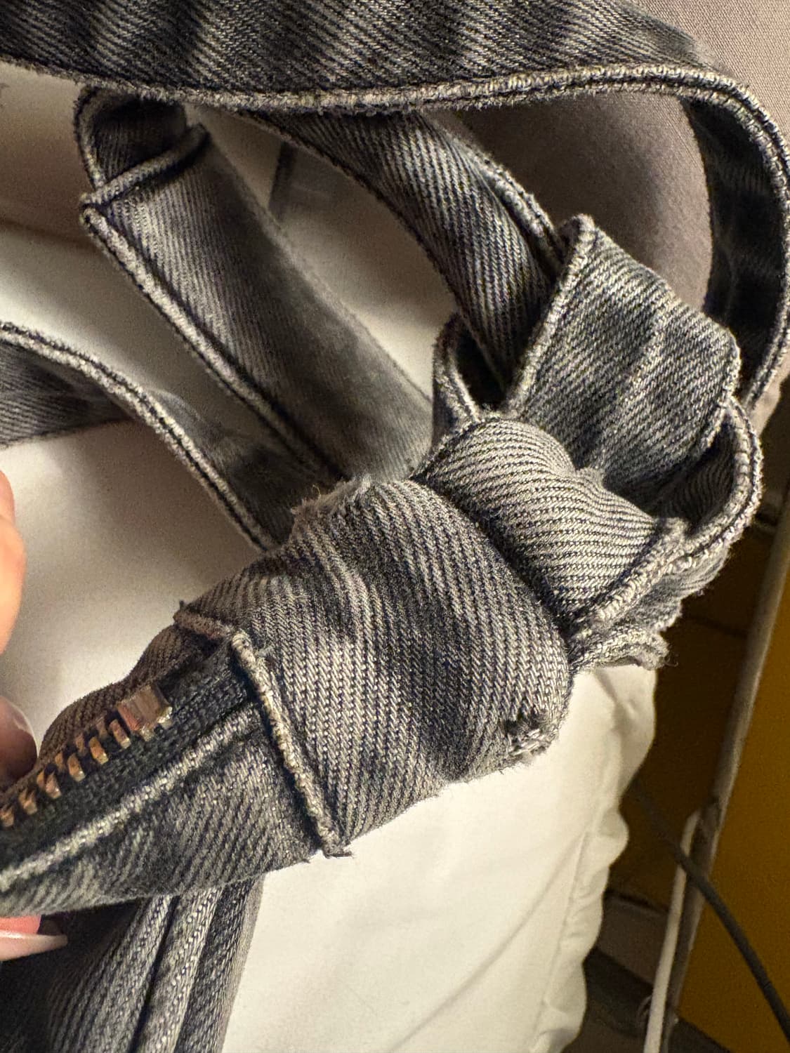 엑슬림 에피소드7 01 데님 백 차콜 상품이미지2